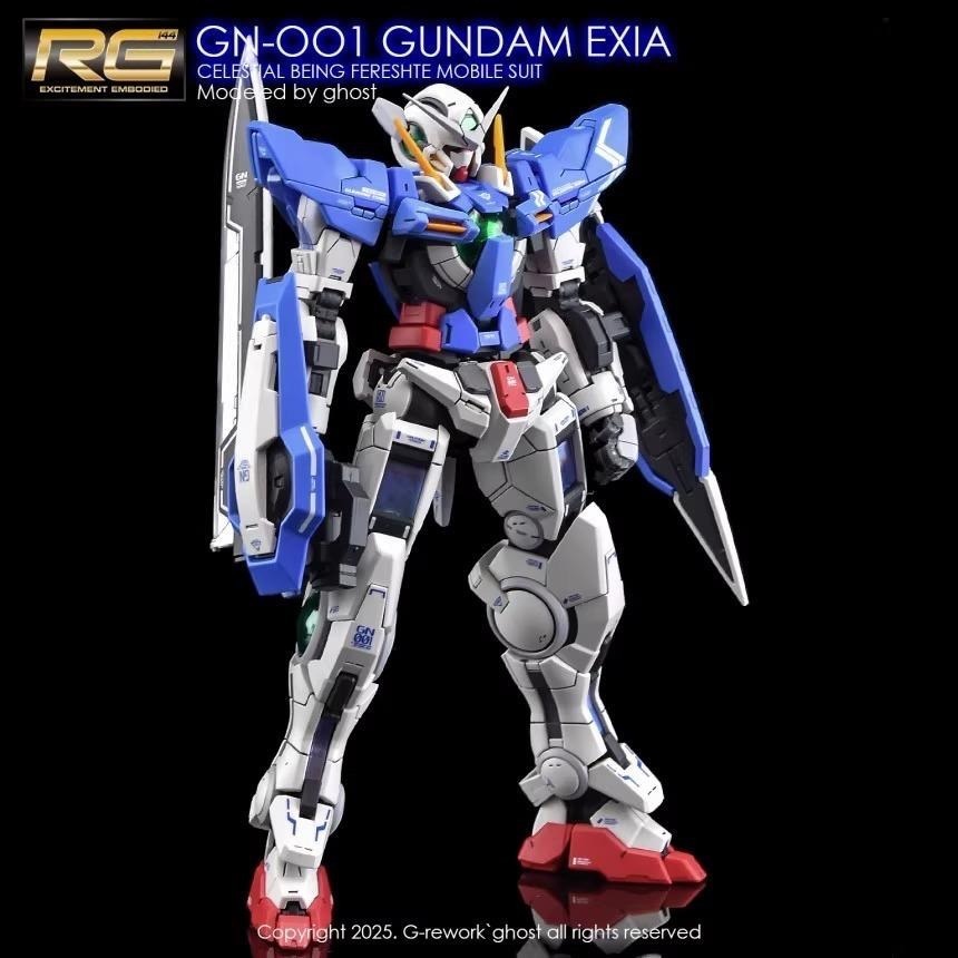 [BUOCO] 炎水貼 Ghost版 RG 能天使鋼彈 GUNDAM EXIA 專用螢光水貼 | 一般版 | GN-00-細節圖5