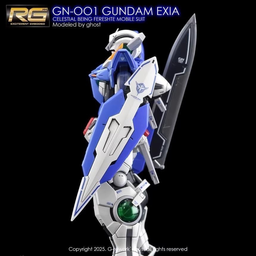 [BUOCO] 炎水貼 Ghost版 RG 能天使鋼彈 GUNDAM EXIA 專用螢光水貼 | 一般版 | GN-00-細節圖6
