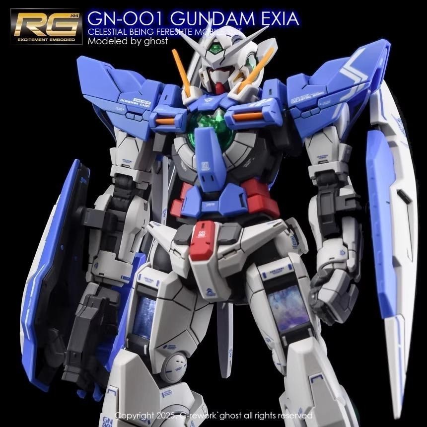 [BUOCO] 炎水貼 Ghost版 RG 能天使鋼彈 GUNDAM EXIA 專用螢光水貼 | 一般版 | GN-00-細節圖8