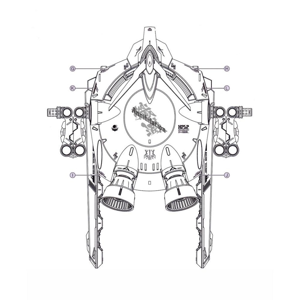[BUOCO] EVO FM-FRS10 FM 禁斷鋼彈 專用螢光水貼 (1/100) - 夏尼 / 三小強 SEED-細節圖3