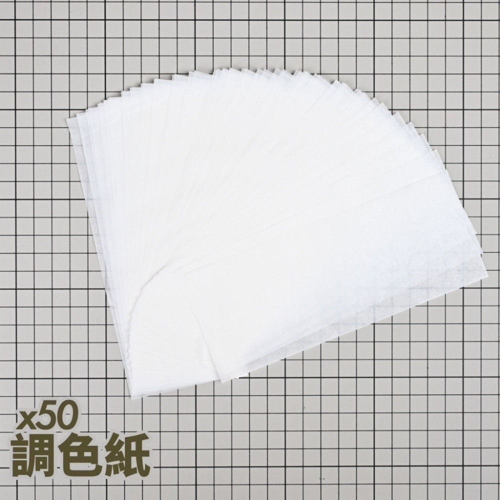 [BUOCO] 水貼盒 & 濕式調色盤 [豪華全配組] | 附金屬鑷子+藍色無塵布 模型工具 水性顏料｜壓克力顏料保濕-規格圖9