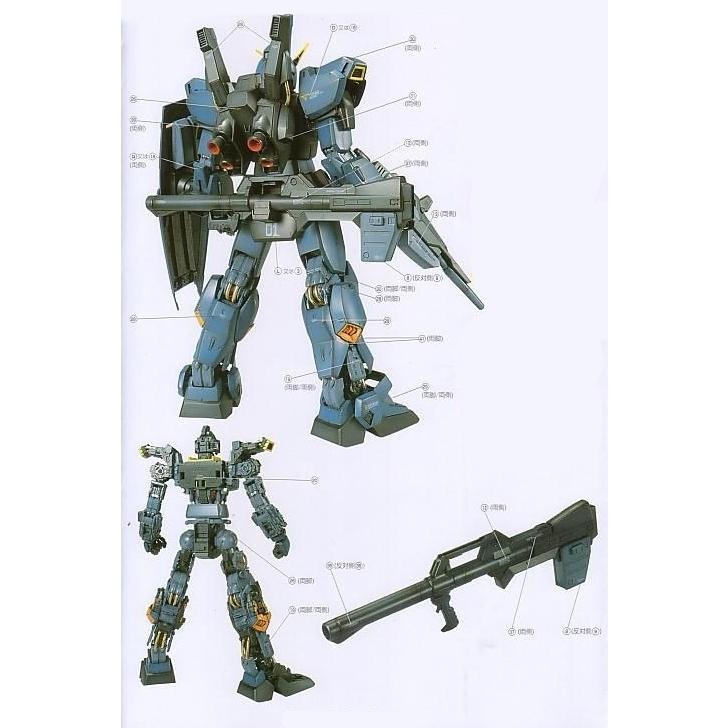 [BUOCO] EVO PG 1/60 鋼彈 Mk-II 迪坦斯配色 專用螢光水貼 (黑兔) - RX-178 /-細節圖5