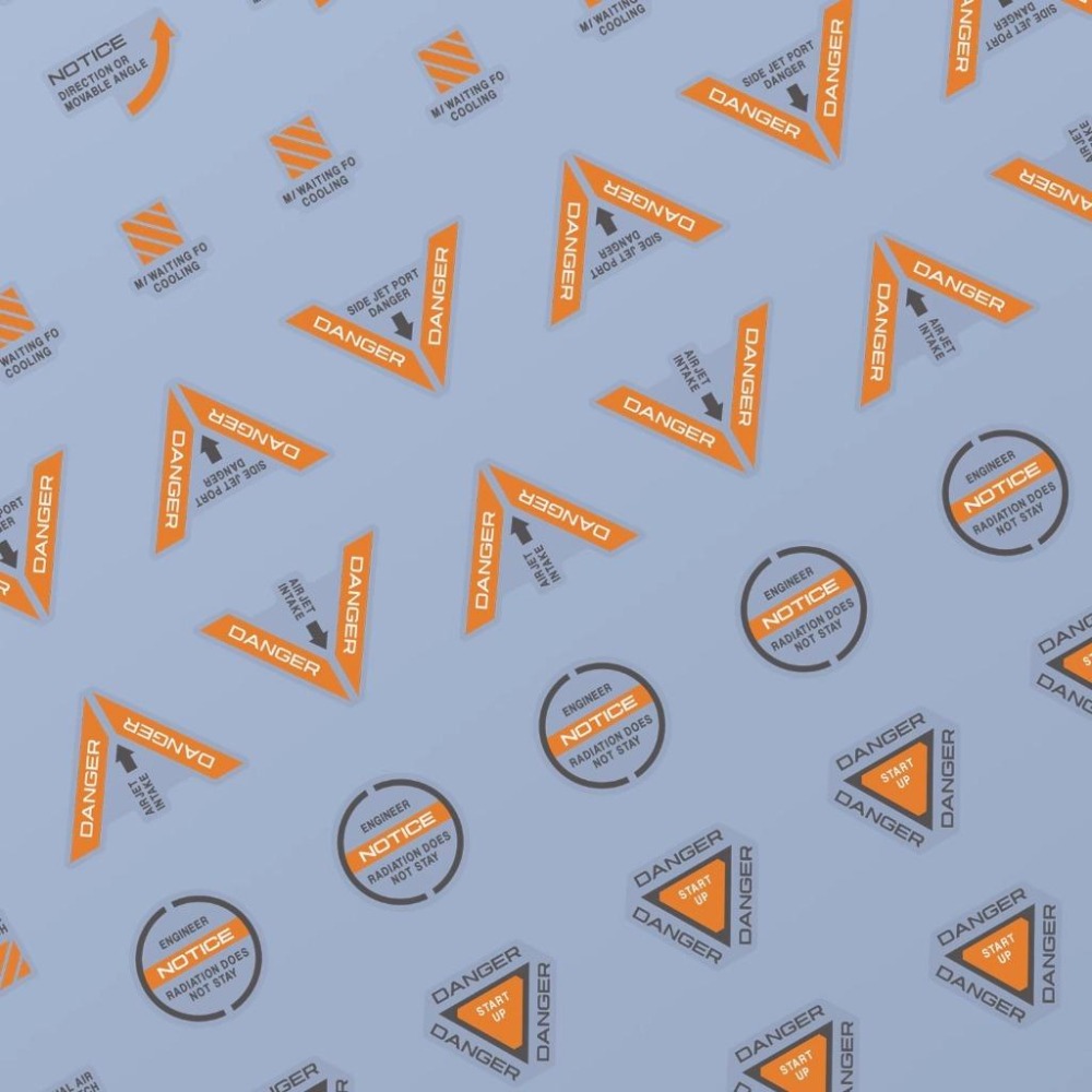 [BUOCO] EVO Monster系列 T-03 高解析雙色幾何水貼 (義大利Cartograf製) 1/100-細節圖2