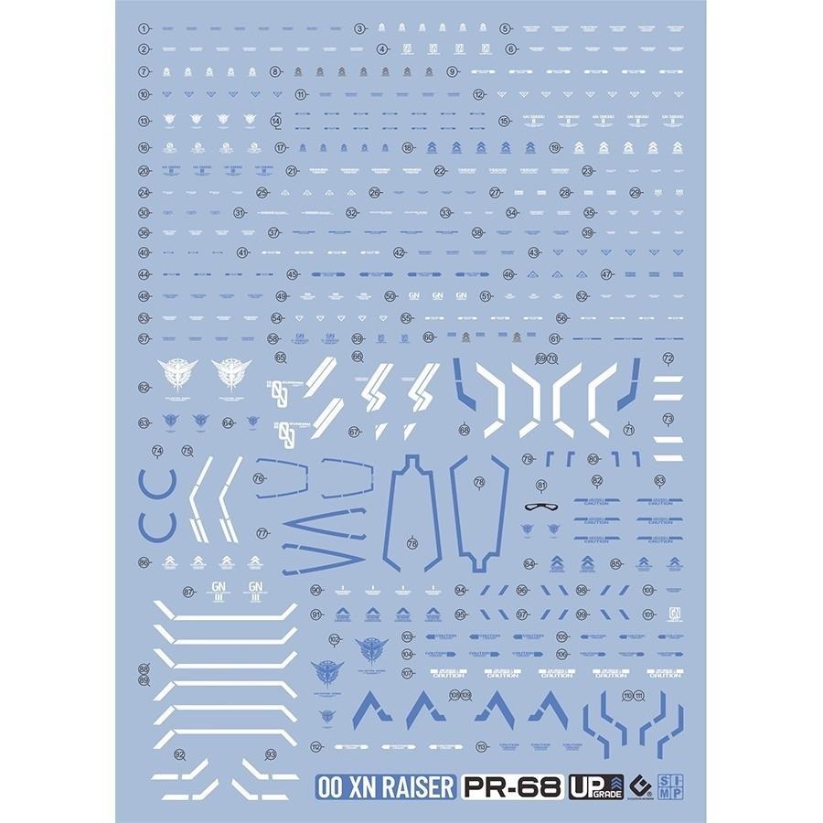 [BUOCO] EVO P-RG-68 RG 00 XN 斬擊強化模組 (00 XN Raiser) 專用螢光水貼-細節圖2