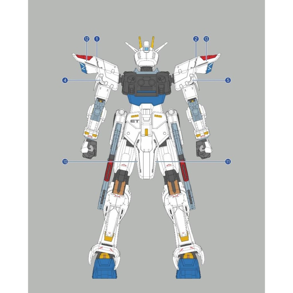 [BUOCO] EVO FM-FRS01 FM 1/100 自由鋼彈 Ver.GCP 專用螢光水貼 (上海立像版)-細節圖4