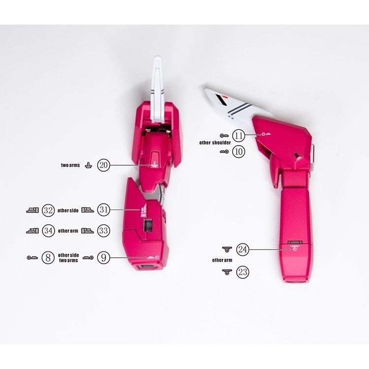 [BUOCO] EVO HG-231 SEED DESTINY X19A 無限正義鋼彈 螢光水貼  (1/144)-細節圖8