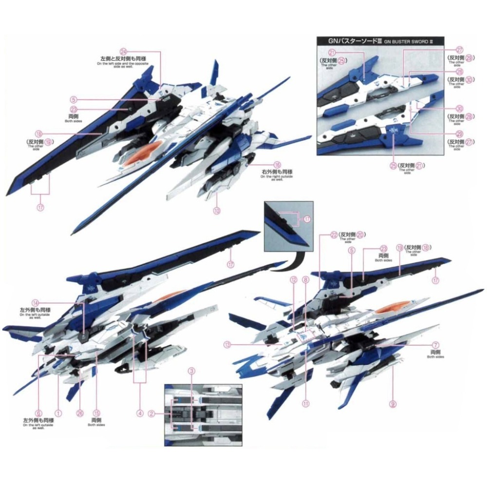 [BUOCO] EVO PB-MG-86 鋼彈00V MG 00鋼彈 斬擊強化模組 (XN Raiser) 螢光水貼-細節圖3