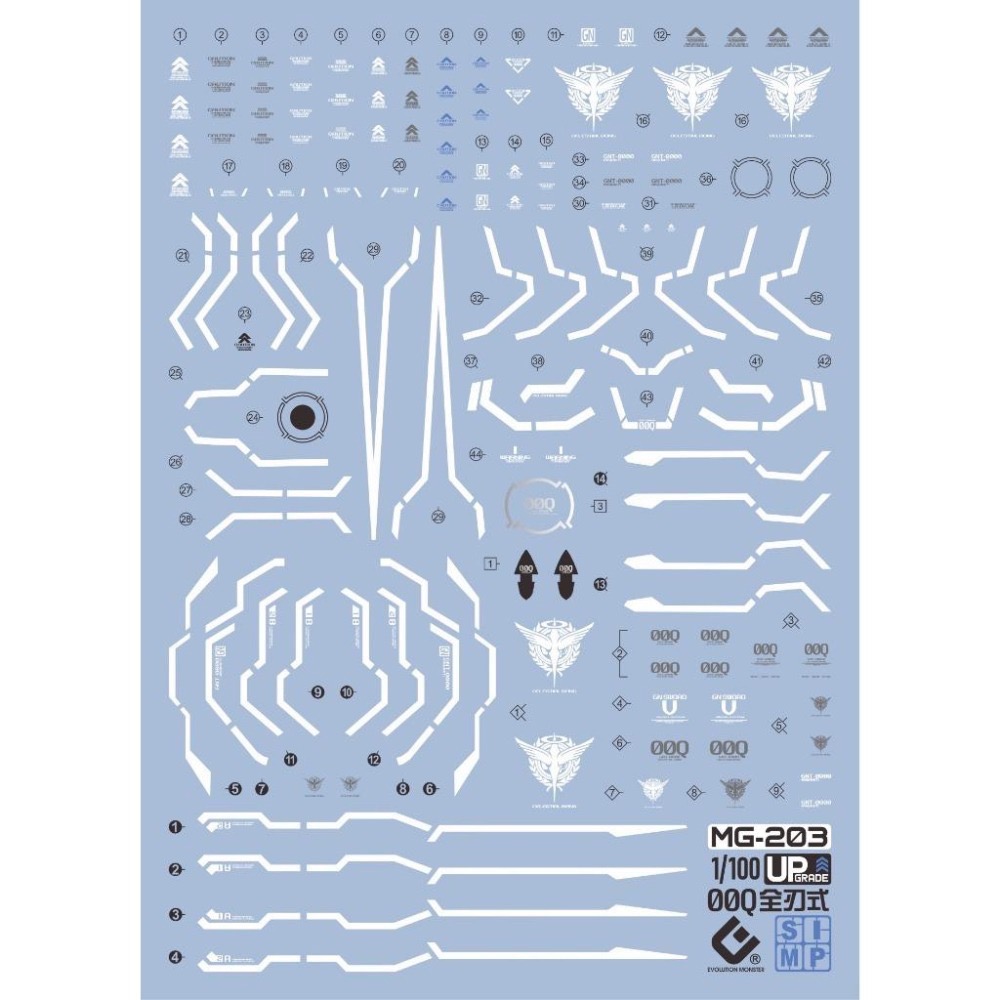 [BUOCO] EVO MG-203 鋼彈00 MG 00 QAN[T] FULL SABER 00量子型全刃式 00Q-細節圖2