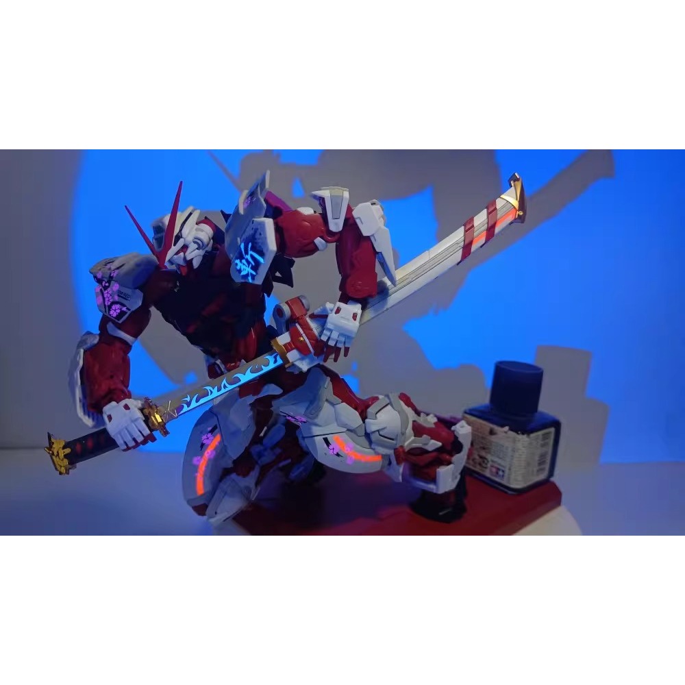 [BUOCO] AMAX HiRM 1/100 異端鋼彈紅色機高出力型 猩猩臂 紅異端 櫻花 斬 螢光水貼-細節圖10