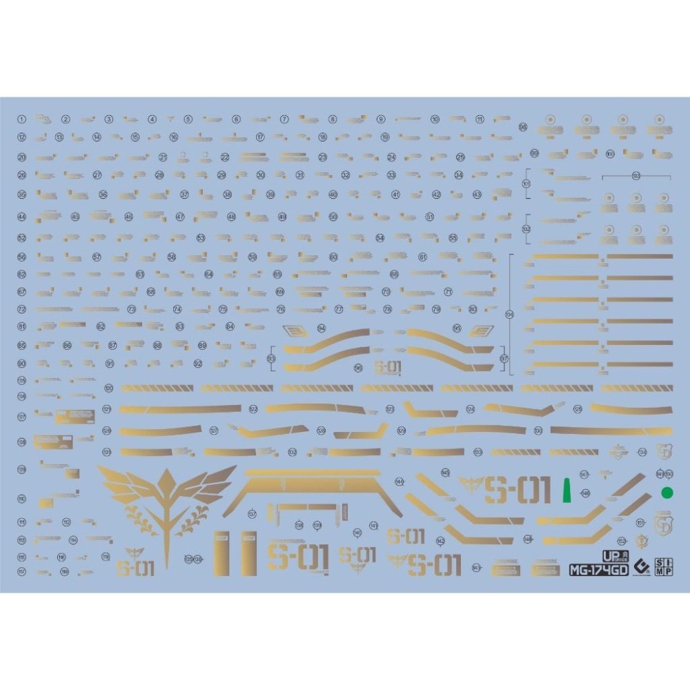 [BUOCO] EVO MG-174 MG MSN-04 沙薩比 Ver.Ka 燙金版 (1/100) - 夏亞-細節圖2