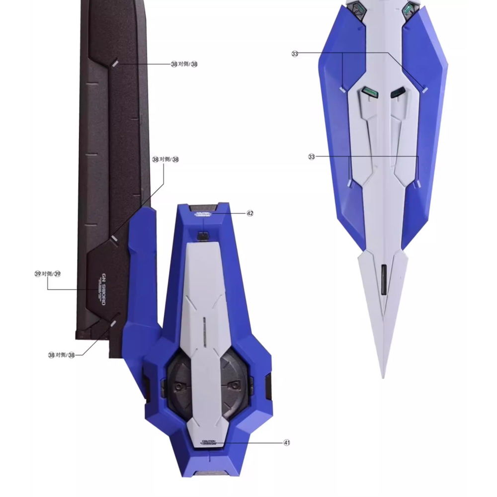 [BUOCO] AMAX 1/100 GN-001 試驗型能天使 GN裝備型 /能天使 MB樣式  螢光水貼 含地台-細節圖6
