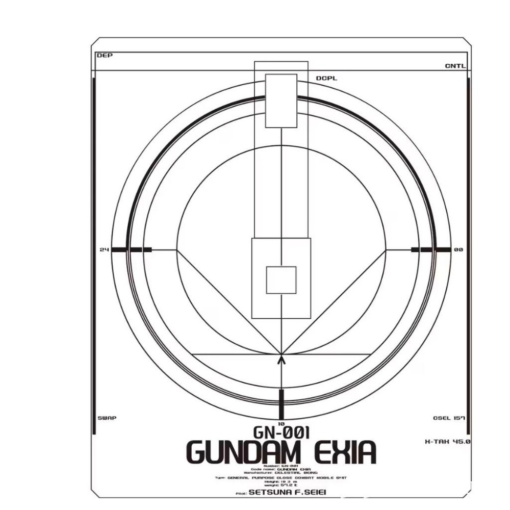 [BUOCO] AMAX 1/100 GN-001 試驗型能天使 GN裝備型 /能天使 MB樣式  螢光水貼 含地台-細節圖7