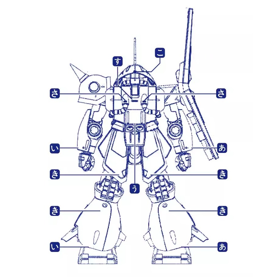 [BUOCO] 咕廠長 GUGU MG 1/100 馬拉賽 RMS-108 Marasai 專用水貼 傑利特-細節圖6