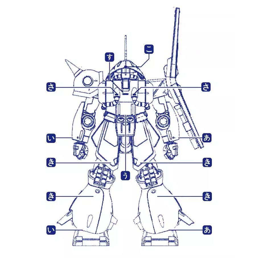[BUOCO] 咕廠長 GUGU MG 1/100 馬拉賽 RMS-108 Marasai 專用水貼 傑利特-細節圖6