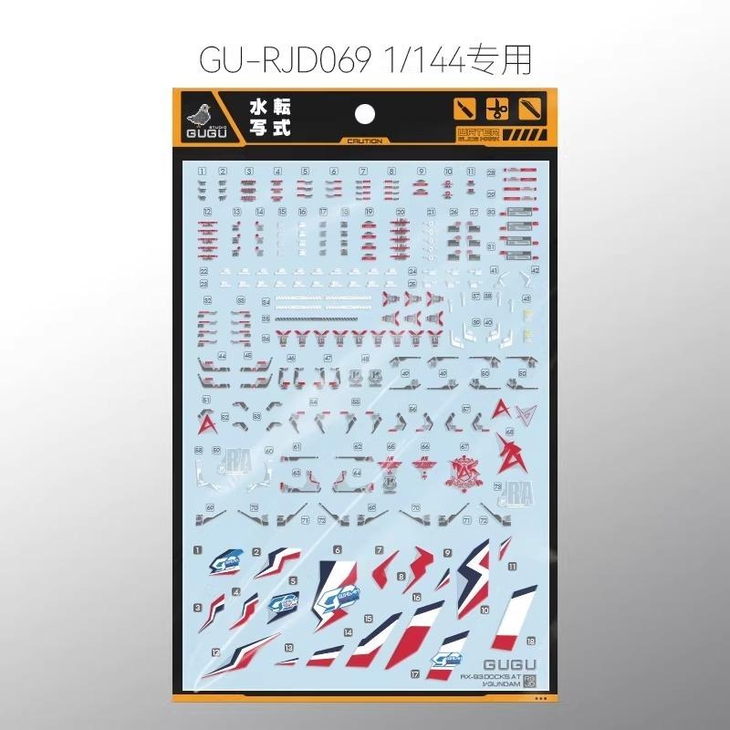 [BUOCO] 咕廠長 GUGU RG 1/144 ν鋼彈 nu 牛鋼 泰國限定配色 專用 水貼 Thailand限定-細節圖4
