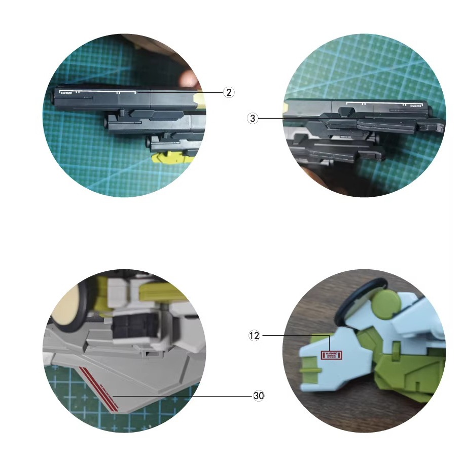 [BUOCO] AMAX HG 1/144 命運鋼彈 Spec II ＆ 神王型外掛裝備 宙斯魅影 MR樣式 螢光 水貼-細節圖7