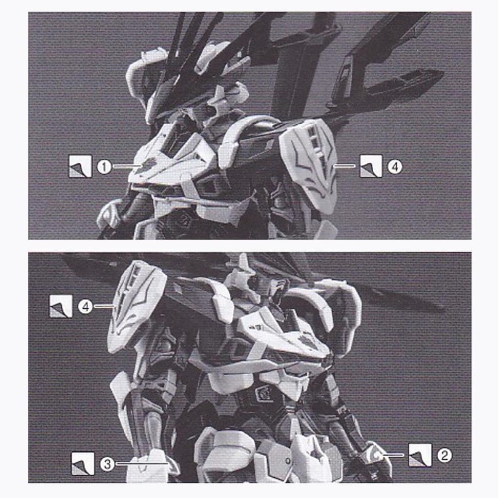 [BUOCO] 炎水貼 PB HG 1/144 王道異端鋼彈 Ω  專用螢光水貼 | 君主異端 | 君王異端  | 帝王-細節圖3