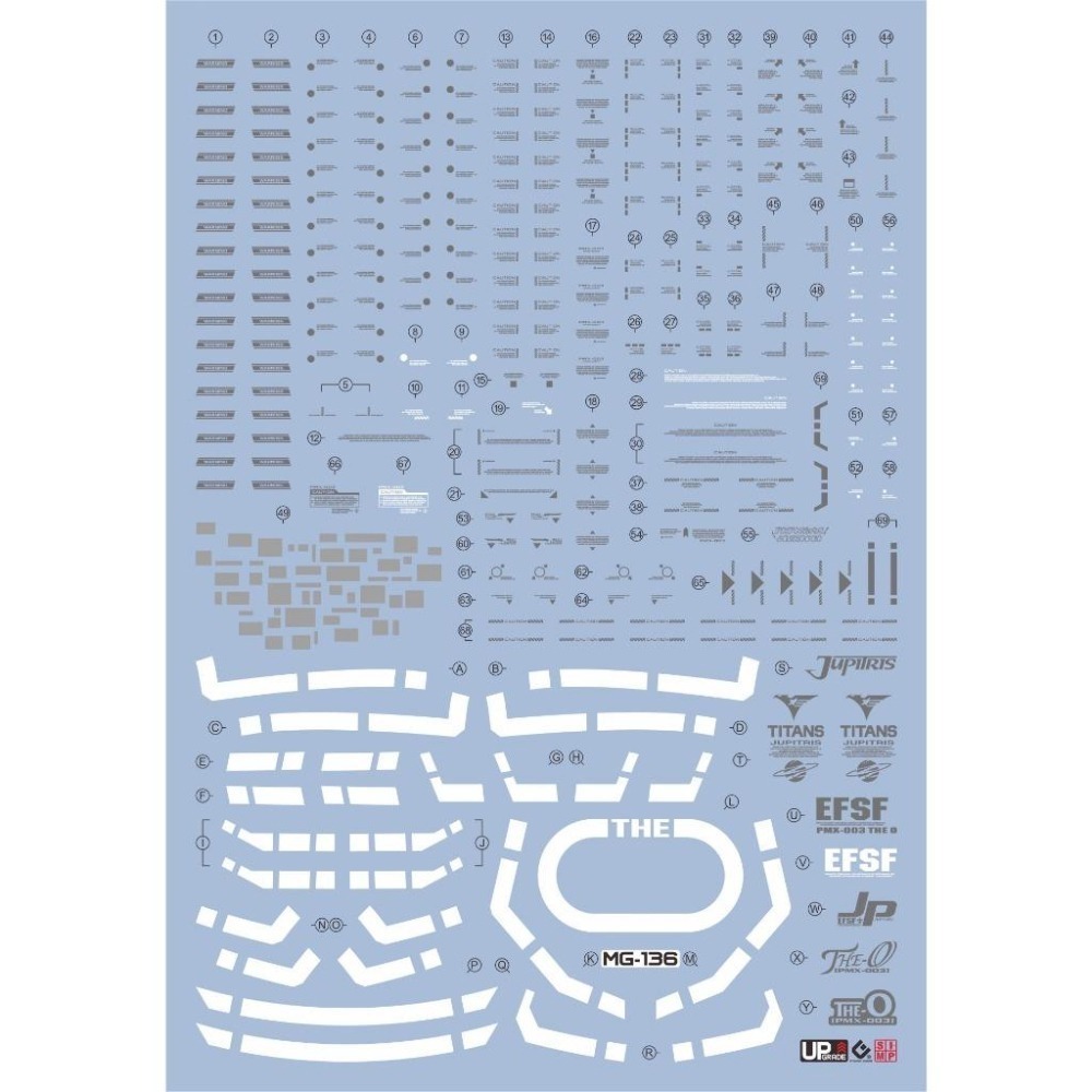 [BUOCO] EVO MG-136 MG THE-O 里歐 / 鐵奧 螢光水貼 (1/100) - 西羅克（大土豆）-細節圖2