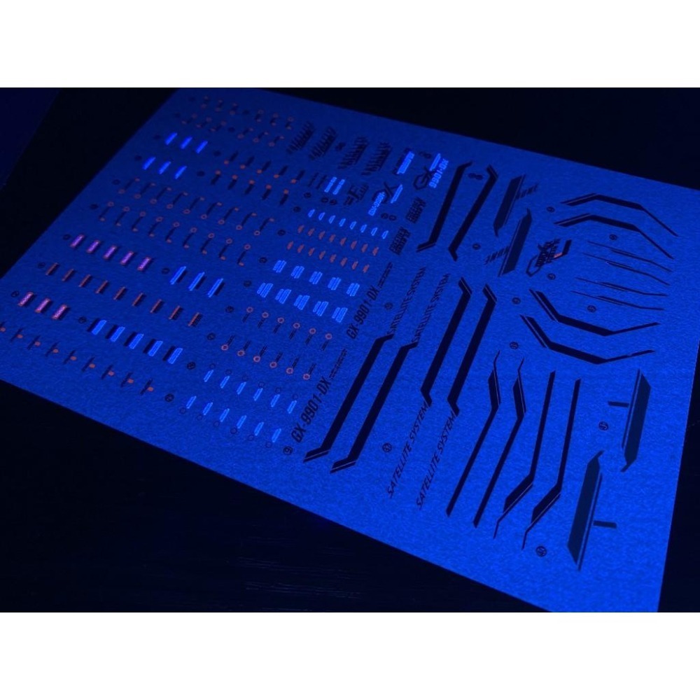 [BUOCO] 雪焰 MG-98 1/100 鋼彈DX Gundam Double X GX-9901-DX 螢光 水貼-細節圖4