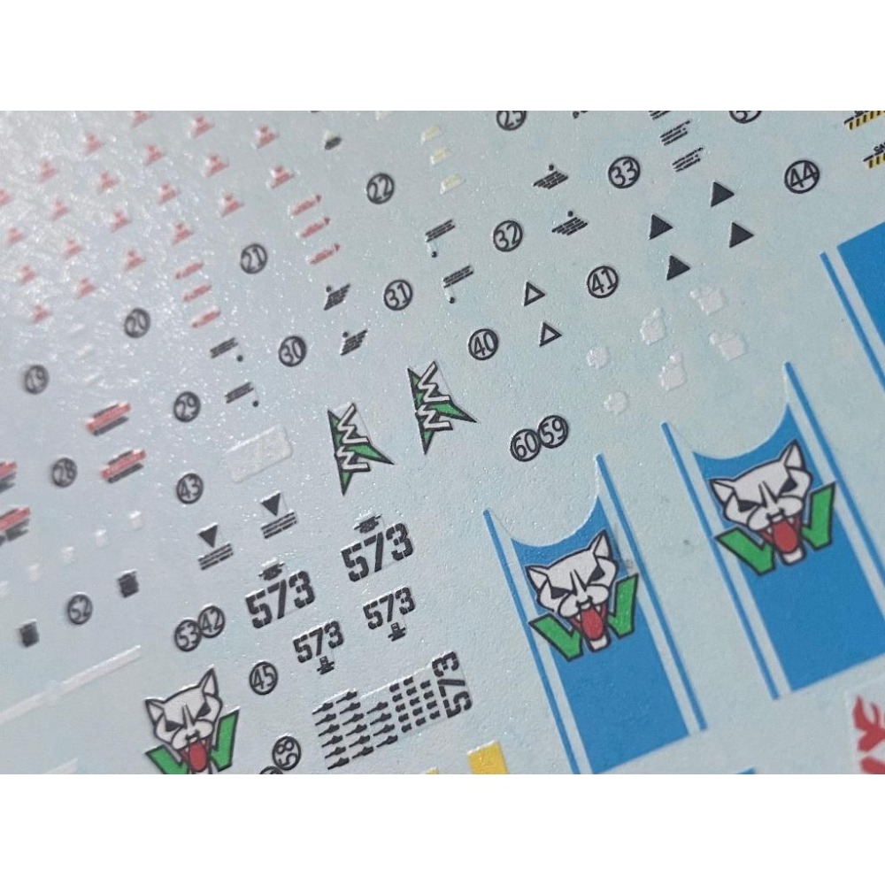 [BUOCO] 雪焰 RG-02-1 1/144 MS-06R-1A 高機動型薩克 II 松永真 白狼 專用 螢光 水貼-細節圖4