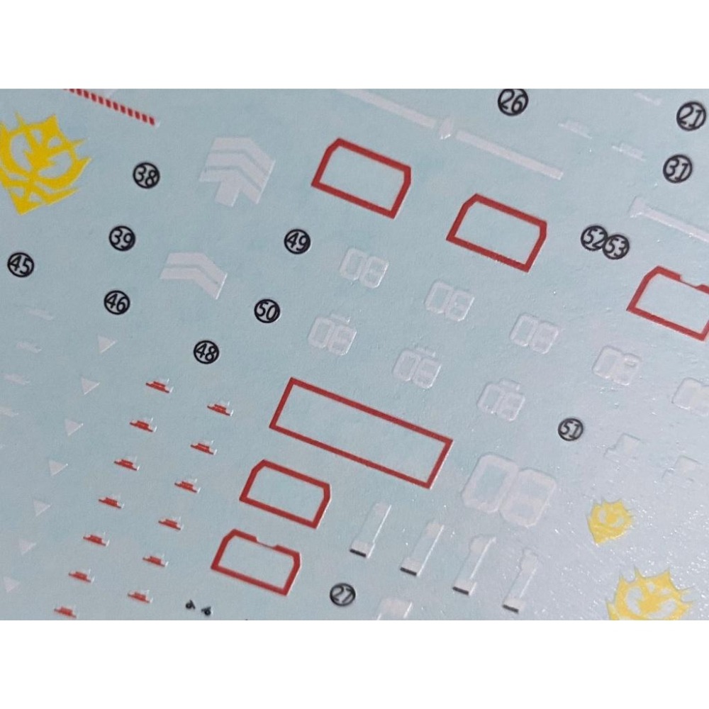 [BUOCO] 雪焰 RG-02-2 1/144 MS-06F 薩克佈雷型 Zaku PB限定 專用 螢光 水貼-細節圖4