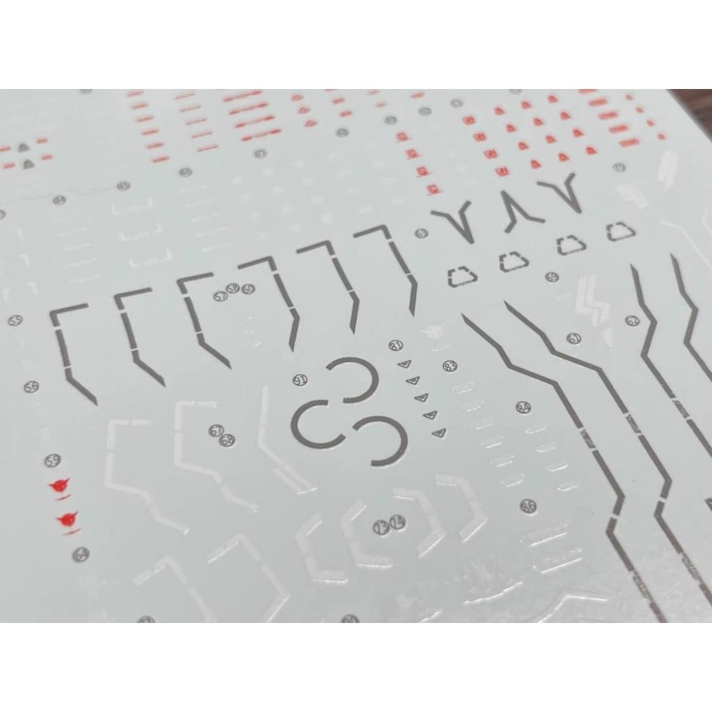 [BUOCO] 雪焰 RG-09 1/144 七劍型00鋼彈/G 模擬驗證機 00V外傳 PB限定 螢光 水貼-細節圖4