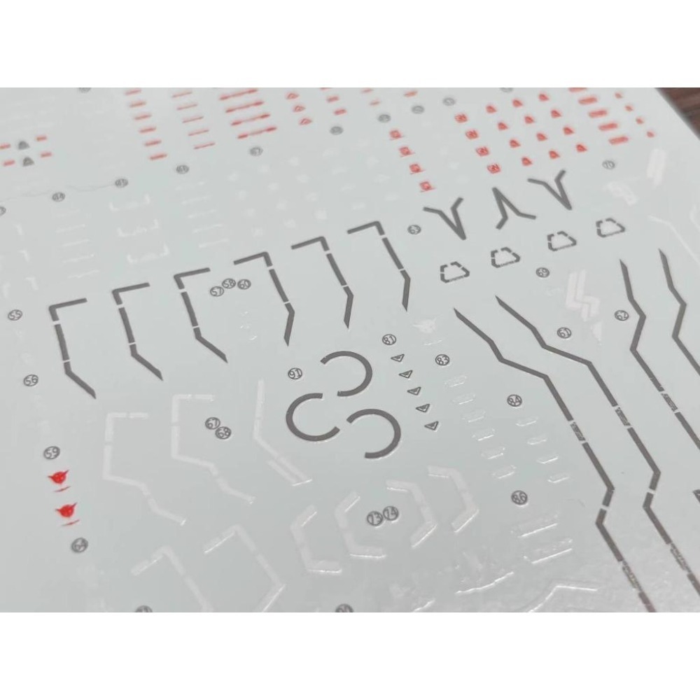 [BUOCO] 雪焰 RG-09 1/144 七劍型00鋼彈/G 模擬驗證機 00V外傳 PB限定 螢光 水貼-細節圖4