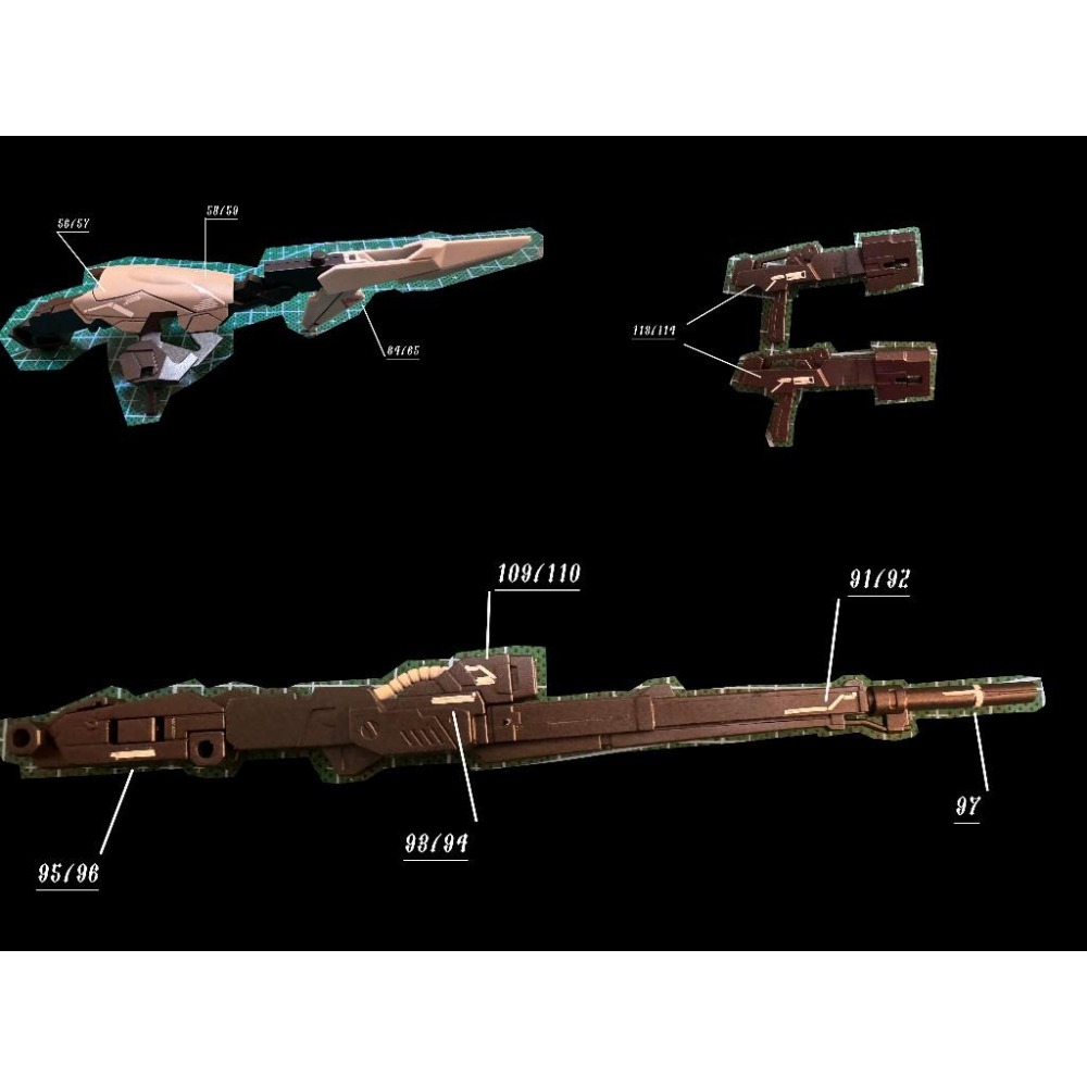 [BUOCO] 雪焰 MG 1/100 飛翼零式 EW Ver.Ka 白雪姬前奏曲 FIX樣式 螢光 水貼 8827通用-細節圖4