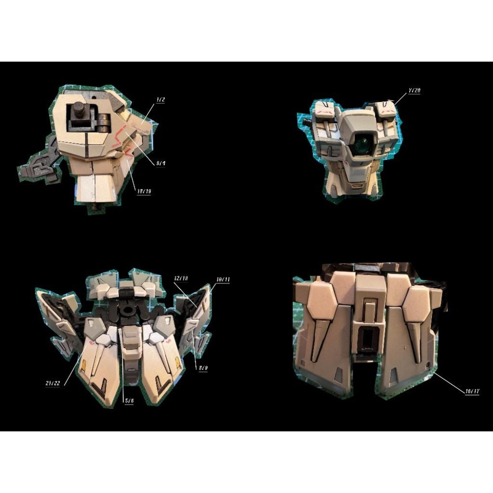 [BUOCO] 雪焰 MG 1/100 飛翼零式 EW Ver.Ka 白雪姬前奏曲 FIX樣式 螢光 水貼 8827通用-細節圖7