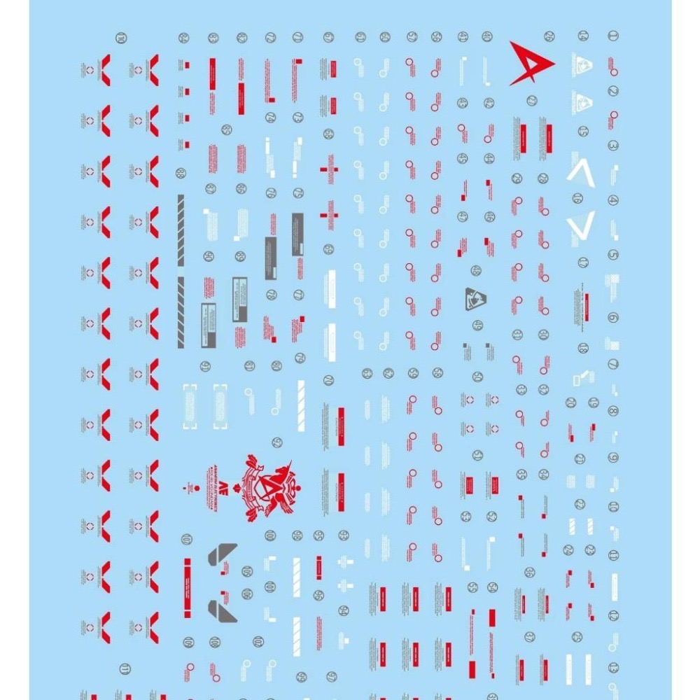 [BUOCO] 雪焰 MG-186 1/100 v鋼彈 Nu Gundam RX-93 農場主造物 Ver. 螢光 水貼-細節圖4