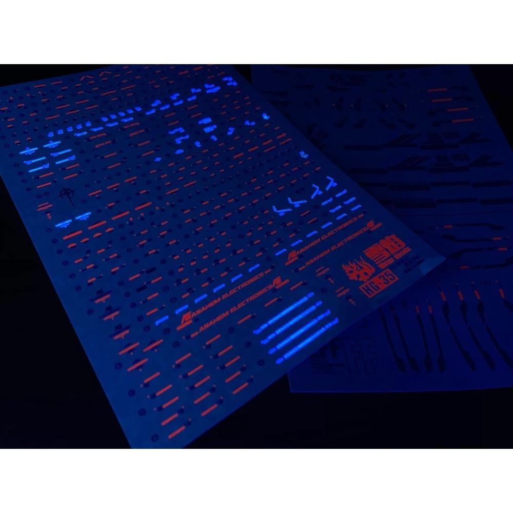 [BUOCO] 雪焰 HG-35 Ξ鋼彈 & 潘娜洛普 2合1 螢光 水貼 - 柯西 / XI / 潘妮洛普 / 大白鵝-細節圖9