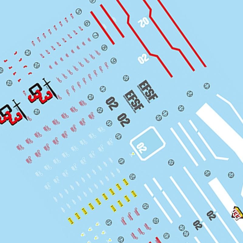 [BUOCO] 雪焰 HG-32 1/144 GTO RGM-79V 吉姆夜襲型 GM MSD PB限定 螢光 水貼-細節圖4