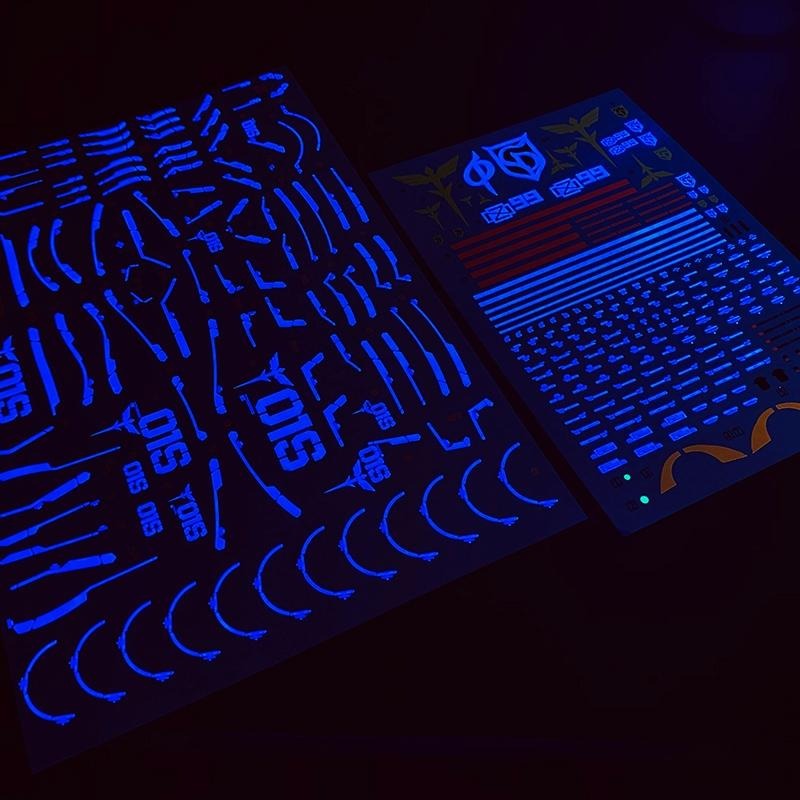 [BUOCO] 雪焰 HG-41 1/144 夜鶯 Nightingale MSN-04II 夏亞總帥機 螢光 水貼-細節圖6