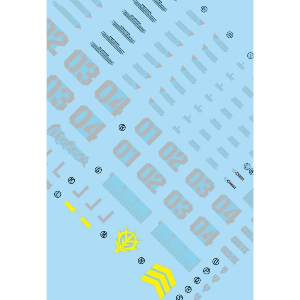 [BUOCO] 雪焰 MG-142 MG 1/100 亞凱 Acguy MSM-04 吉翁 水陸兩用 螢光 水貼 水產-細節圖4