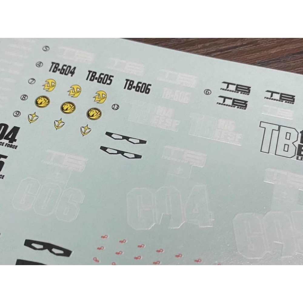 [BUOCO] 雪焰 HG-30 1/144 RX-78-4 4號機 5號機 6號機 鋼彈 G04 G05 G06 水貼-細節圖4