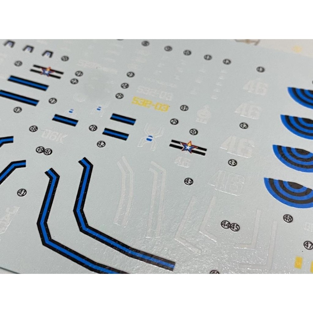 [BUOCO] 雪焰 HG-26 1/144 GTO 薩克加農 Zaku Cannon The Origin 螢光 水貼-細節圖4