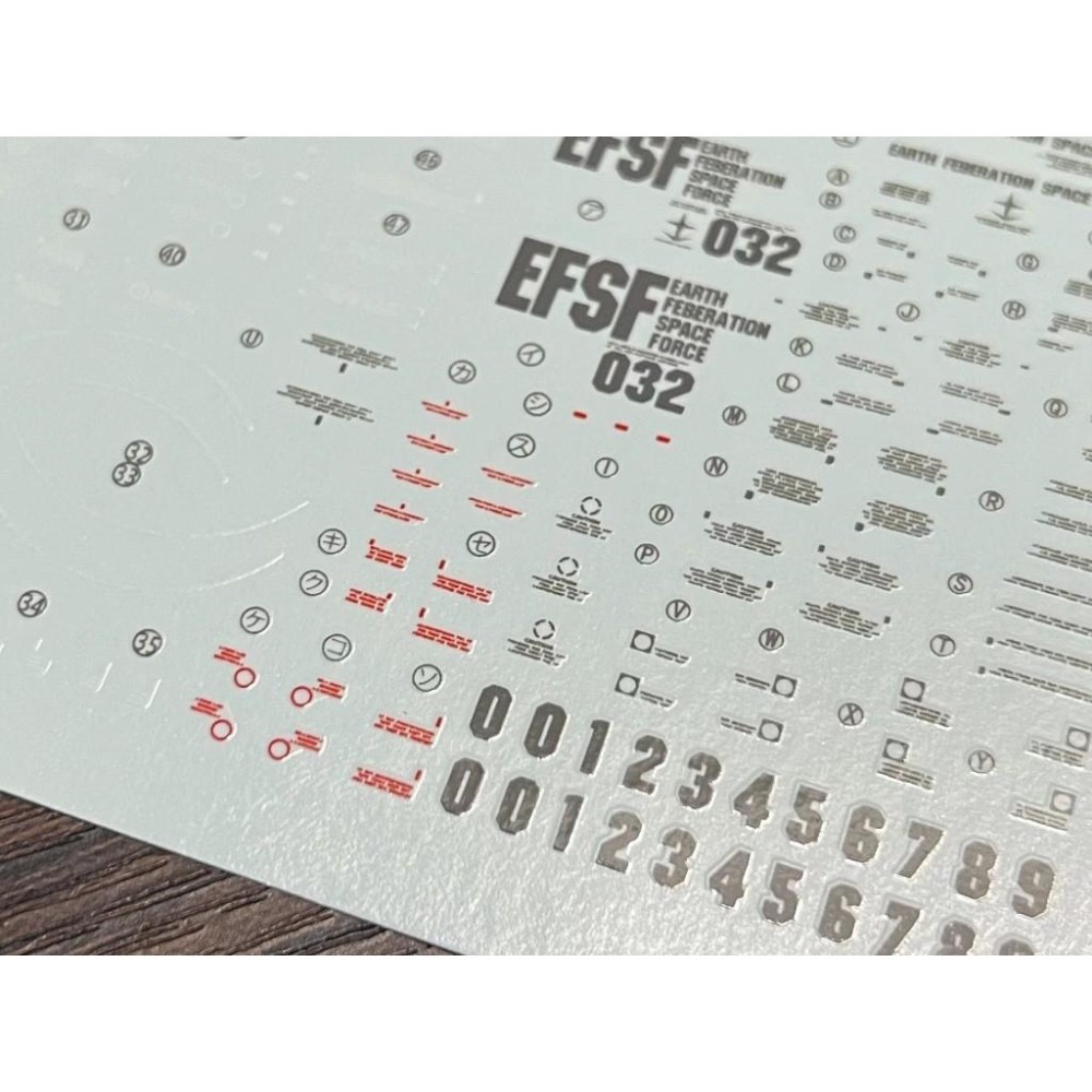 [BUOCO] 雪焰 MG-117 MG 1/100 鋼球 球艇 RB-79 Ball Ver.Ka 卡版 螢光 水貼-細節圖4