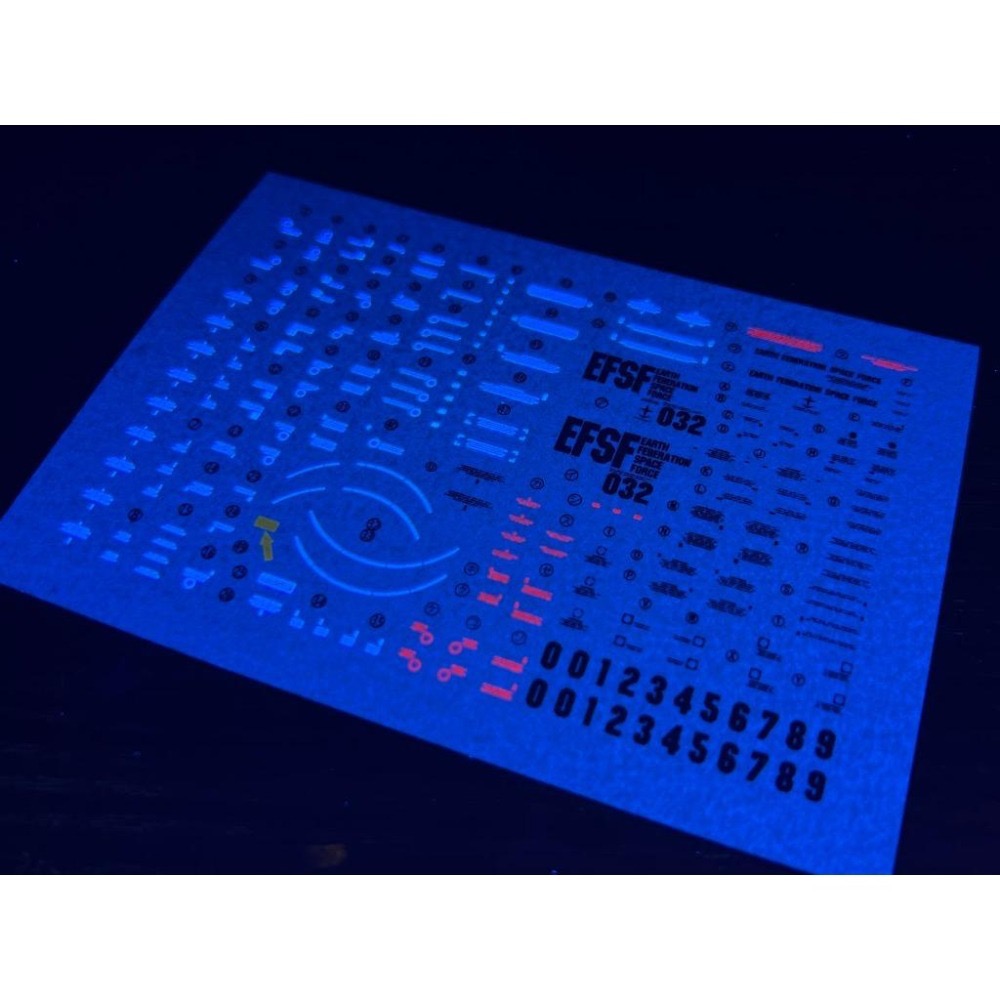 [BUOCO] 雪焰 MG-117 MG 1/100 鋼球 球艇 RB-79 Ball Ver.Ka 卡版 螢光 水貼-細節圖5