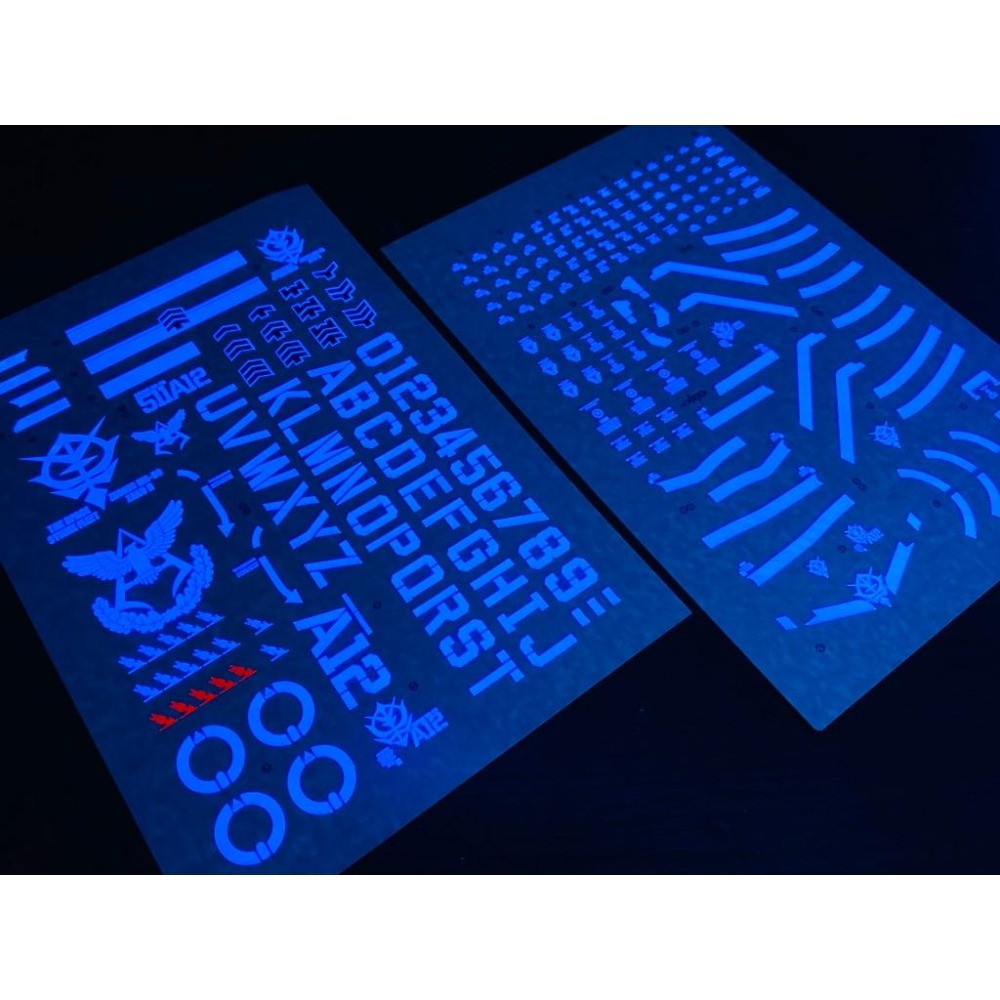 [BUOCO] 雪焰 PG-06 1/60 薩克II Zaku II 夏亞專用 量產型 紅薩克 綠薩克 通用 螢光 水貼-細節圖4