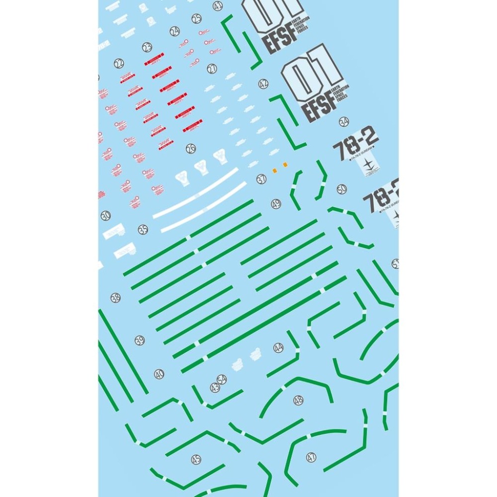 [BUOCO] 雪焰 HG-17 1/144 GTO 重型鋼彈 Heavy Gundam FA-78-2 出廠配色 水貼-細節圖4