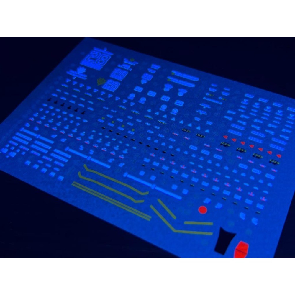 [BUOCO] 雪焰 RG-48 1/144 MS-06R-2 高機動型薩克 II Zaku 羅伯特·吉列姆  螢光水貼-細節圖5