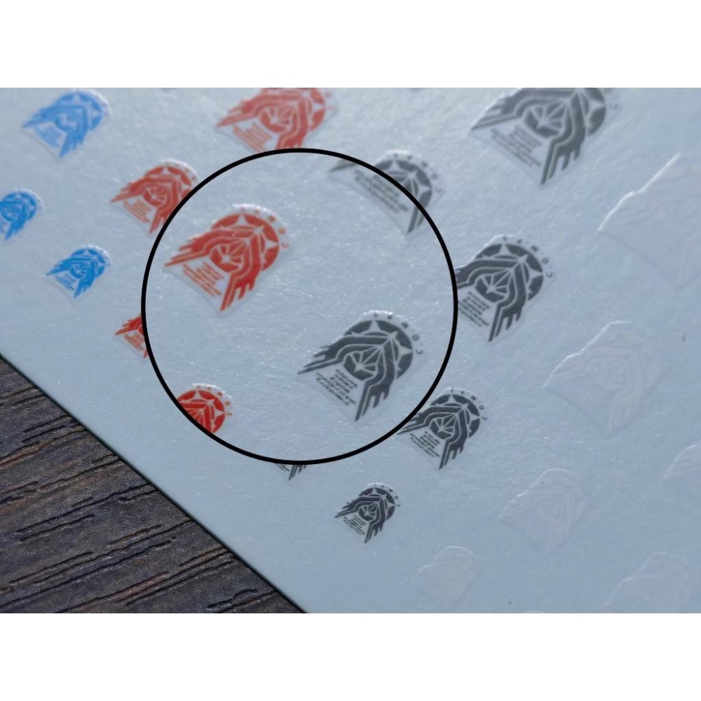 [BUOCO] 雪焰 TY-13 世界和平監視機構 COMPASS 羅盤 標誌 通用 螢光水貼 SEED FREEDOM-細節圖4