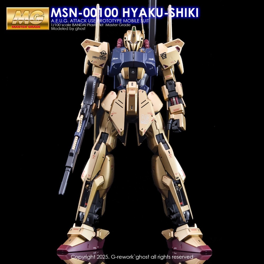 [BUOCO] 炎水貼 GHOST MG 1/100 百式 Hyaku-Shiki Ver.2.0 幽谷 螢光 水貼-細節圖4