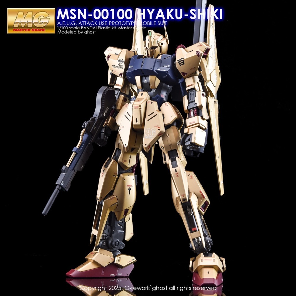 [BUOCO] 炎水貼 GHOST MG 1/100 百式 Hyaku-Shiki Ver.2.0 幽谷 螢光 水貼-細節圖5