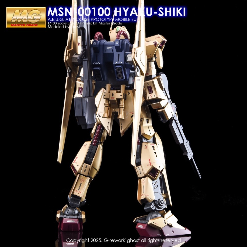 [BUOCO] 炎水貼 GHOST MG 1/100 百式 Hyaku-Shiki Ver.2.0 幽谷 螢光 水貼-細節圖6