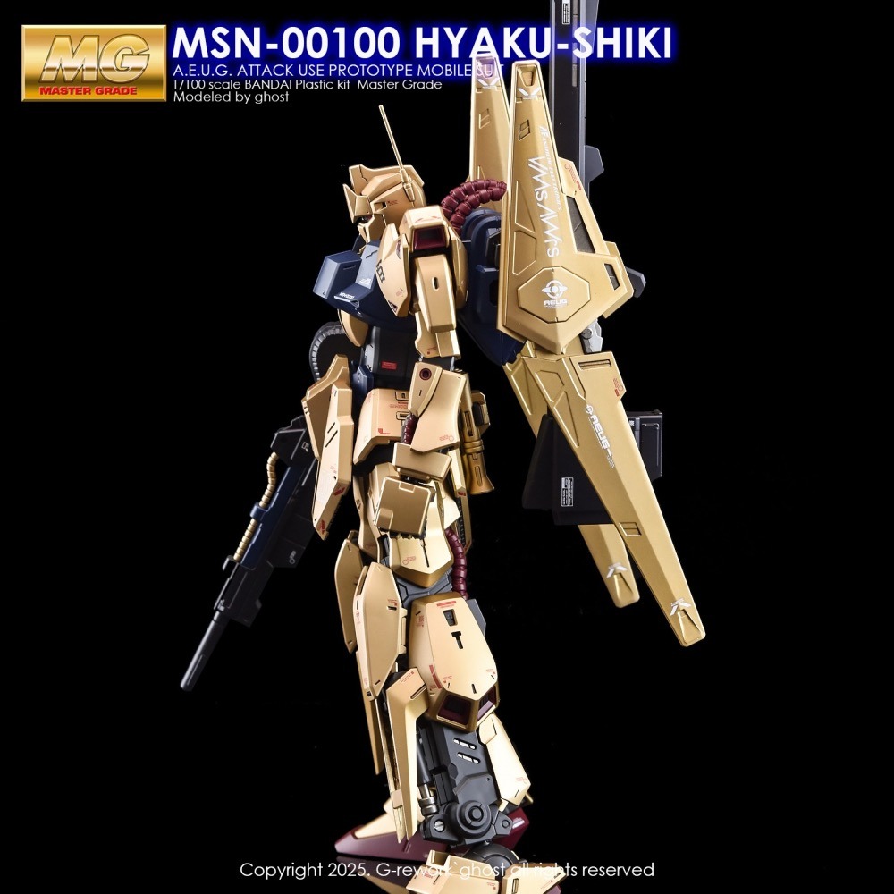 [BUOCO] 炎水貼 GHOST MG 1/100 百式 Hyaku-Shiki Ver.2.0 幽谷 螢光 水貼-細節圖7