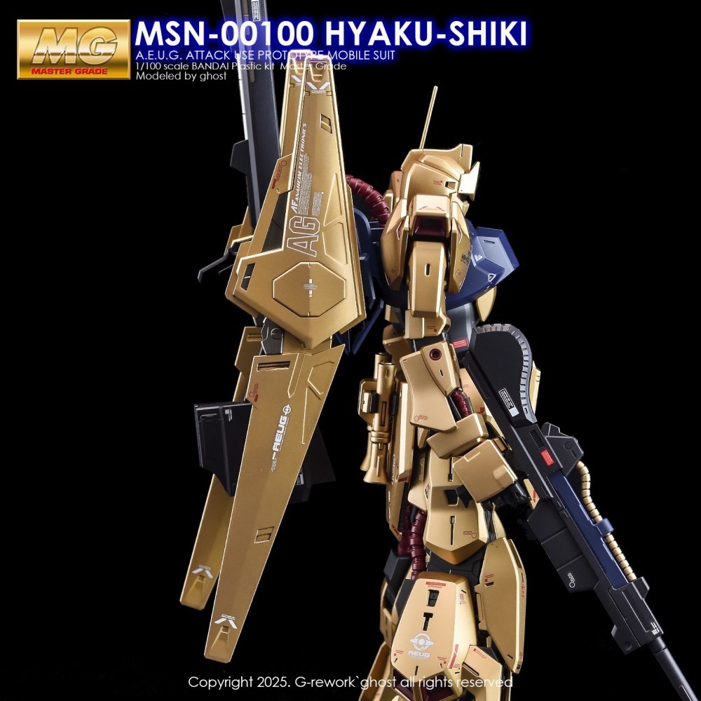 [BUOCO] 炎水貼 GHOST MG 1/100 百式 Hyaku-Shiki Ver.2.0 幽谷 螢光 水貼-細節圖8