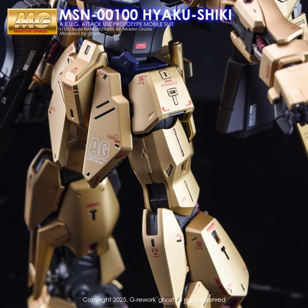 [BUOCO] 炎水貼 GHOST MG 1/100 百式 Hyaku-Shiki Ver.2.0 幽谷 螢光 水貼-細節圖11
