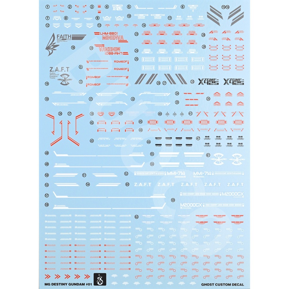 [BUOCO] 炎水貼 MG GHOST 1/100 命運鋼彈 Destiny ZGMF-X42S-細節圖3