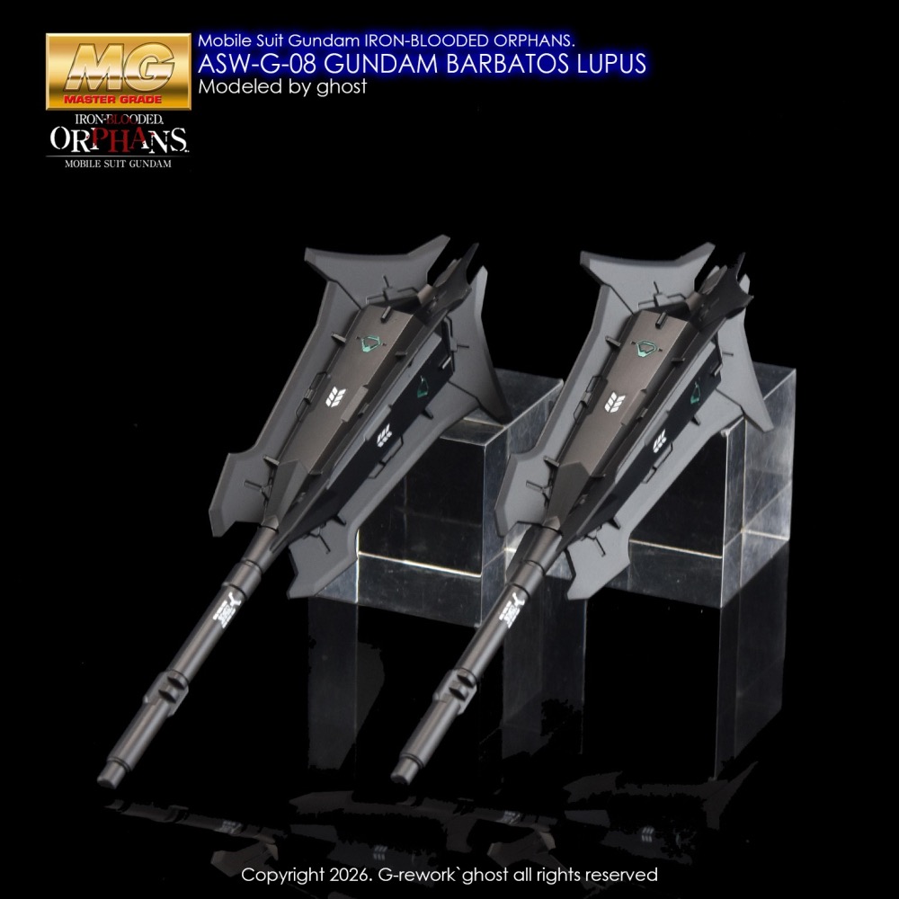 [BUOCO] 炎水貼 GHOST MG 1/100 天狼型獵魔鋼彈 Barbatos Lupus 鐵華團 螢光 水貼-細節圖10